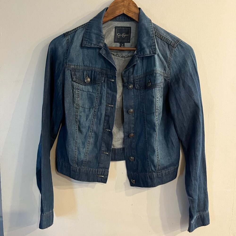 Jessica Simpson Blue Jean Jacket
